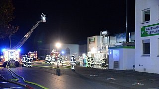 Brand in Tiefkühlkost-Firma Frostkrone in Rietberg