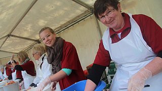 Hermannslauf 2015: Fotos vom Ziel an der Sparrenburg