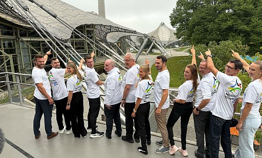 Sportler und Politiker machen sich für eine Olympia-Bewerbung Münchens stark. - Manuel Schwarz/dpa