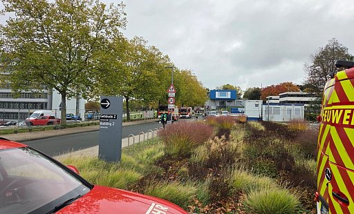 An der Uni Bielefeld hat es am Donnerstag gebrannt. - Gordon Majewski (Feuerwehr Bielefeld)