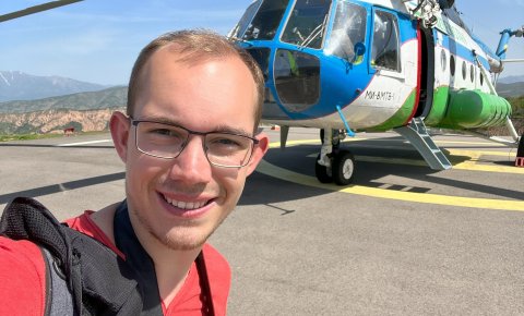 Planespotter Moritz Klöckner in Zentralasien