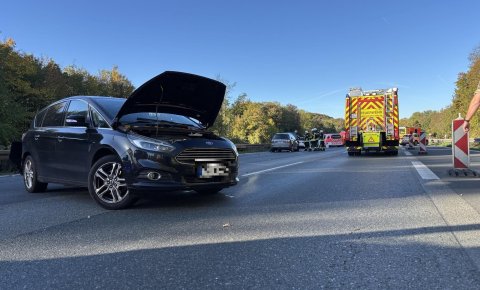 Unfall auf der A2 im Kreis Gütersloh
