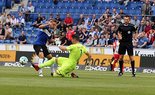 Arminia hat zum Saisonauftakt Aufsteiger Jahn Regensburg empfangen. - © Wolfgang Rudolf
