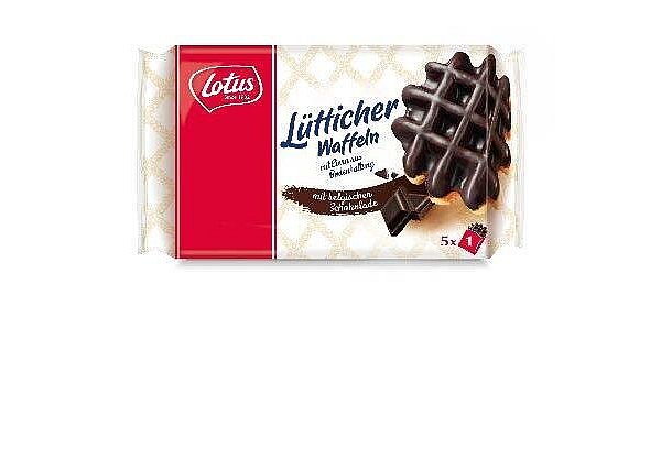 Es werden Lütticher Waffeln mit Schokolade zurückgerufen. - © Lotus Bakeries GmbH