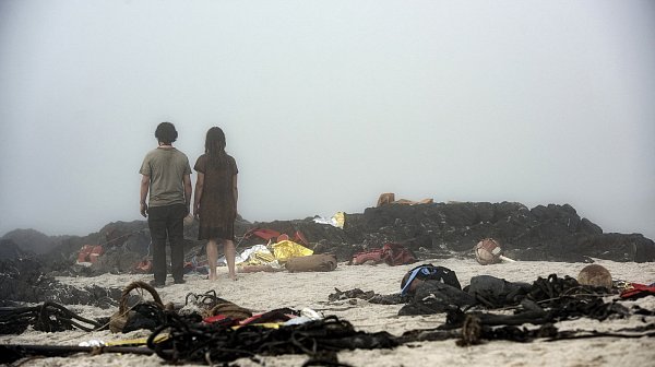 Jan und Sarah Schneider haben bei der Flucht über das Meer ihren Sohn verloren. - © WDR/Anika Molnár