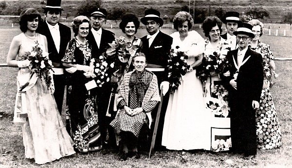 Blick zurück: Die Majestäten im Jahr 1976. Die ehemaligen Regenten stehen am Samstag im Mittelpunkt.