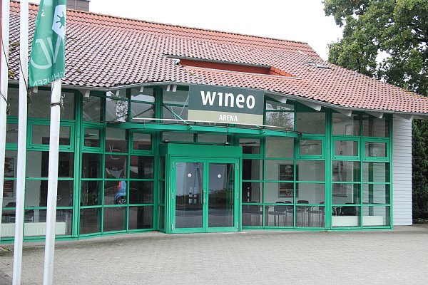 Vor fünf Jahren wurde die Witex-Halle in Wineo-Arena umbenannt. Möglicherweise wird sie durch den Fortzug von Windmöller aus Augustdorf nun eine neuen Namen bekommen. - © Dieter Asbrock
