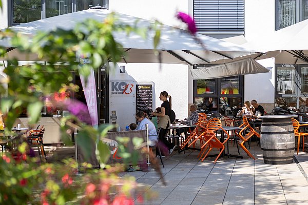 Das Restaurant KÖ13 liegt am Neuen Platz Ecke Kötterhagen mitten in der Paderborner Innenstadt. - © Niklas Tüns