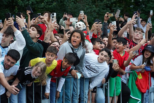 Cristiano Ronaldo residierte im Sommer mit der portugiesischen Nationalmannschaft in der Klosterpforte in Harsewinkel-Marienfeld. - © Christian Geisler