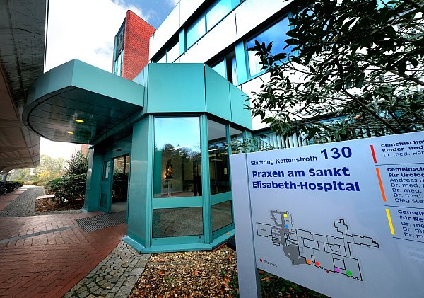 Der vermisste Mann war stationär im St.-Elisabeth-Hospital in Gütersloh in Behandlung. - © Andreas Frücht