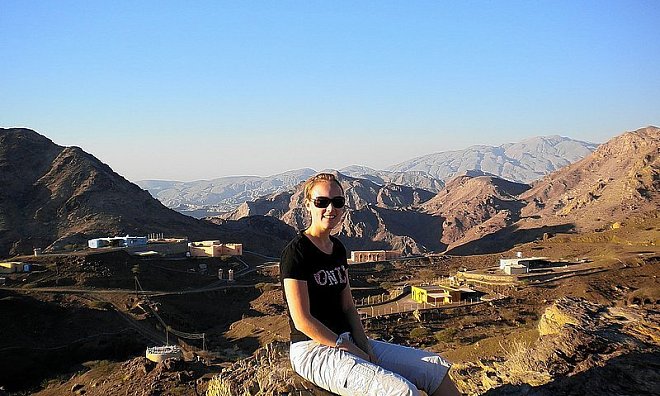 Bei einem Offroad-Trip machte Sarah Scott auch einen Halt in den Bergen. Denn die Vereinigten Arabischen Emirate haben nicht nur Strand und Wüste zu bieten.