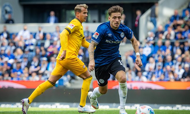 Marvin Mehlem kann dem Spiel von Arminia Bielefeld bisher noch nicht die erhofften Impulse geben. - Sarah Jonek