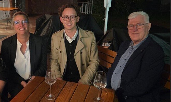 SPD-Bürgermeisterkandidatin Henrike Diestelhorst, Max Holzkamp und Peter Bernard (vlnr) - Falk Justus Rahn