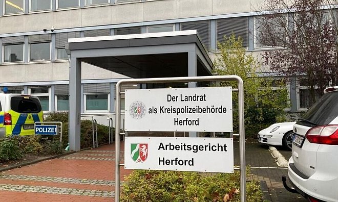Das Arbeitsgericht in Herford: Nach Plänen aus Justizkreisen soll dieser Standort künftig wegfallen und nach Bielefeld verlagert werden. - Jobst Lüdeking