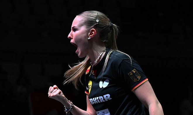 Gewinnt ihr erstes Spiel bei der Team-EM: Tischtennis-Star Annett Kaufmann. (Archivbild) - Liu Xu/XinHua/dpa