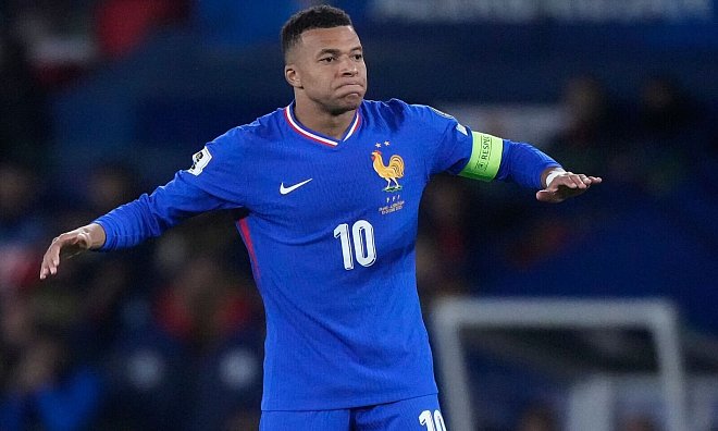 Superstar Kylian Mbappe traf zur 1:0-Führung für Frankreich. - Michel Euler/AP/dpa