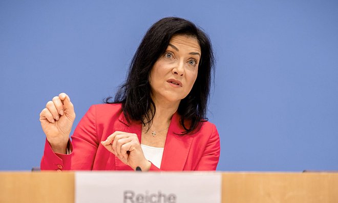 «Deutschland droht zurückzufallen», warnt Wirtschaftsministerin Katherina Reiche. - Michael Kappeler/dpa