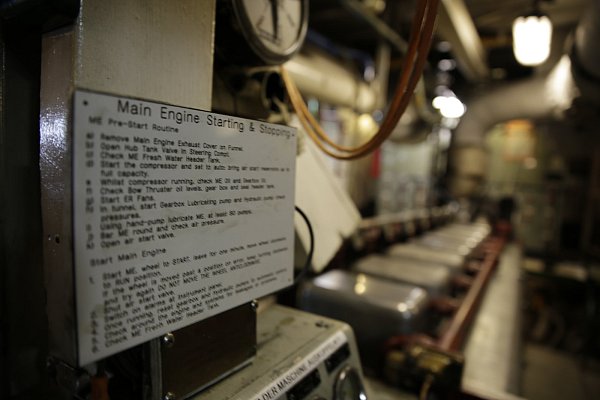Der Maschinenraum der "Sea Watch 2" soll in Notfällen als Rettungsraum dienen.