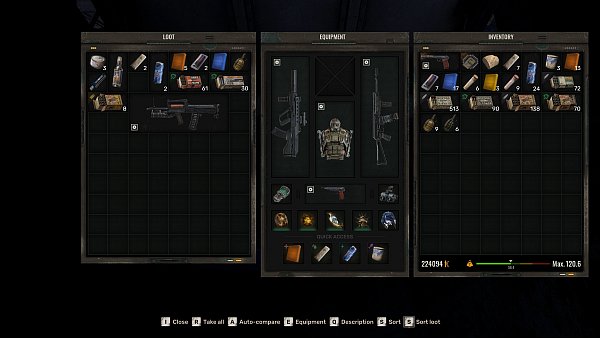 Inventar-Management in „Stalker 2: Heart of Chornobyl“ – strategische Planung ist unerlässlich für das Überleben in der Zone. - © GSC Game World