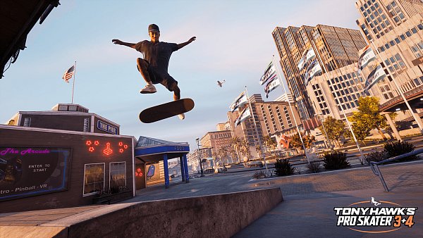 Die urbane Kulisse von San Francisco bietet in Tony Hawk’s Pro Skater 3+4 viele Möglichkeiten, den Highscore nach oben zu treiben. - © Activision