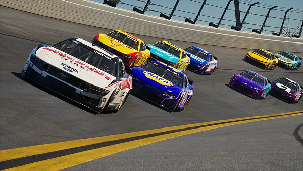 Rasante Action auf dem Oval: NASCAR 25 beeindruckt mit detailgetreuer Grafik und realistischem Fahrgefühl. - © iRacing