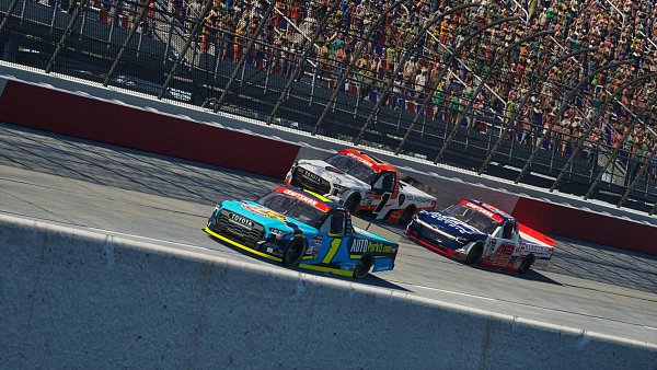 Spannende Renn-Action in NASCAR 25: Die realistischen Strecken und dynamischen Fahrzeugbewegungen bringen das Motorsport-Feeling direkt auf den Bildschirm. - © iRacing