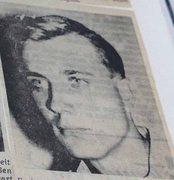 Fritz "Ulle" Pleitgen: Der bekannte Jornalist im Alter von 21 Jahren in der Freien Presse, einer Vorgängerin der Neuen Westfälischen. - © Thorsten Mailänder