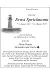 Traueranzeige für Ernst Sprickmann 