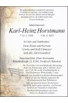 Traueranzeige für Karl-Heinz Horstmann 