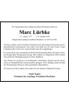 Traueranzeige für Marc Lürbke 