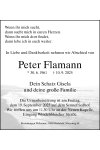 Traueranzeige für Peter Flamann 