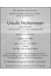 Traueranzeige für Ursula Noltemeyer 