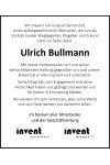 Traueranzeige für Ulrich Bullmann 