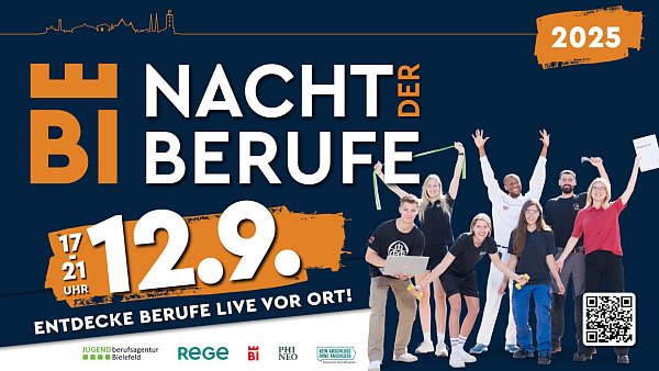 Bereits zum vierten Mal bietet die Nacht der Berufe jungen Menchen Orientierung für den Berufseinstieg. - © Bielefeld Stadtmarketing