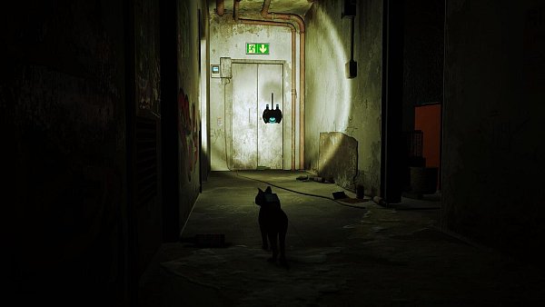 Die Drohne B-12 leuchtet uns, wenn wir uns in zu dunklen Ecken rumtreiben. Sie ist unser kleines Helferlein. - © Annapurna Interactive