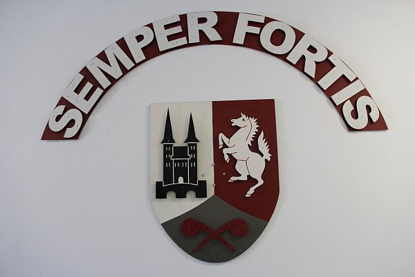 Erkennungszeichen: Das Wappen des ABC-Abwehrbataillons 7. - © Amina Vieth