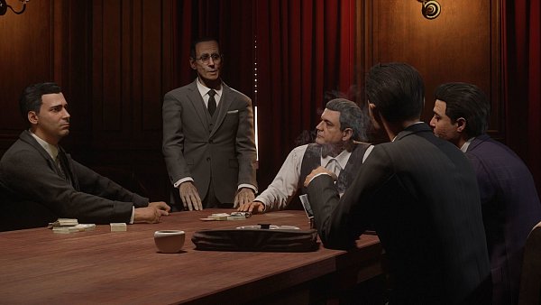 Im buchstäblichen Hinterzimmer planen Don Salieri und seine Handlanger den nächsten Schlag gegen unseren Gegner: Don Morello. - © 2K