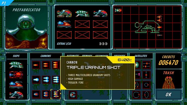 Das Hilfesystem im Shop ist eine schöne Bereicherung für “X-Out: Resurfaced”. - © ININ Games