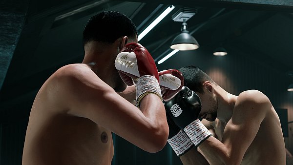 David „The Mexican Monster“ Benavidez (links im Bild) bereichert"Undisputed" mit seiner charakteristischen Aggressivität und Kraft. - © Steel City Interactive