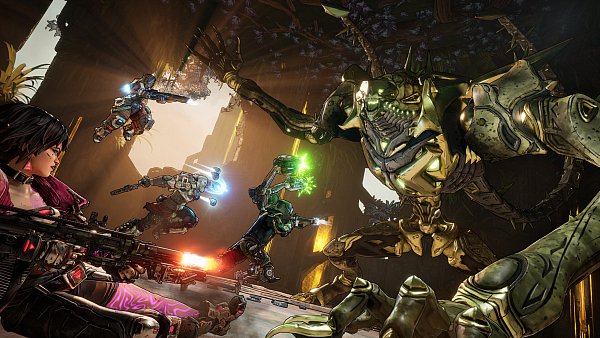 Willkommen in den "Borderlands"! Hier gibt's für intergalaktische Aliens von uns ordentlich auf die Mütze. - © Gearbox Software