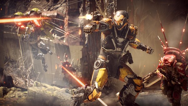 Das spaßigste an Anthem sind ganz klar die Kämpfe. An einigen anderen Punkten hält das Spiel dem Vergleich mit der Konkurrenz aber nicht Stand. - © EA/Bioware