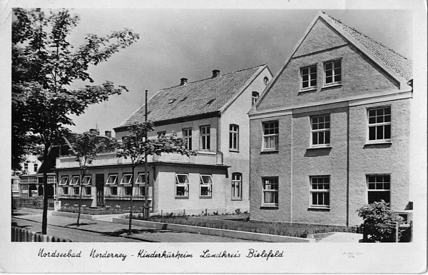 Das einsitige Kinderkurheim Bielefelds auf Norderney. - © nw bielefeld