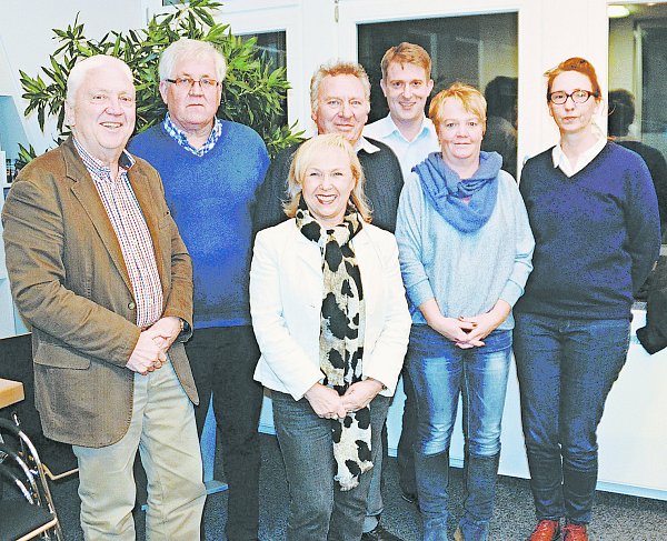 Steuern den Kulturanker: Hans-Jürgen Buder, Rainer Brinckmann, Hans Joachim Schrauwen, Silke Georg, Liane Przybilla, Andrea Haack und Karsten Adam. - © Kulturanker