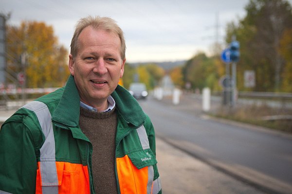 Zukunftsorientiert: Sven Johanning, Sprecher vom Landesbetrieb Straßen - © Marten Siegmann