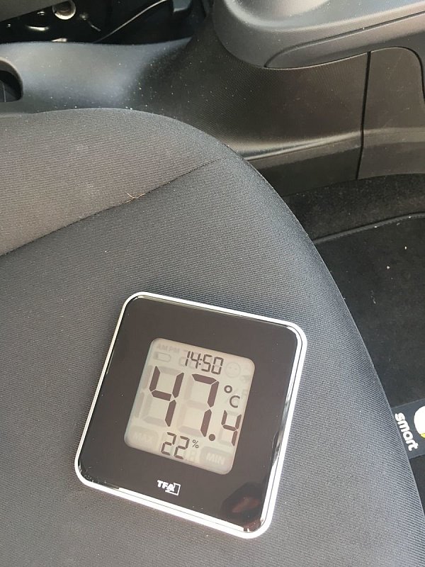 14.50 Uhr: Heiße 47,4 Grad warm ist es nun. - © Antonia Hähnel