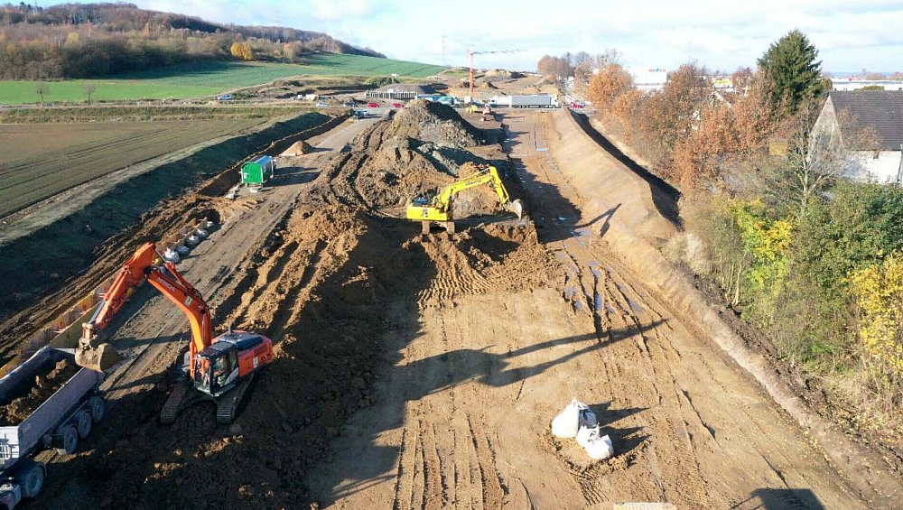 Zwischenstand an der Großbaustelle B66n | nw.de