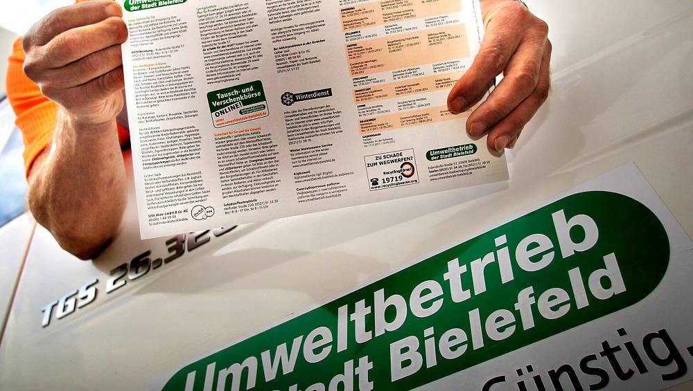 Bielefelder Umweltbetrieb verteilt neuen Abfallkalender | nw.de