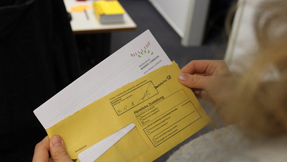 Gelber Brief vom Katasteramt nw.de