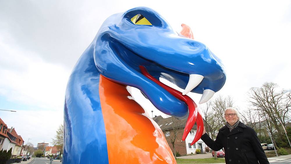 Neuer Bielefelder Kreisverkehr soll SeeungeheuerSkulptur bekommen nw.de Neuer Bielefelder Kreisverkehr soll SeeungeheuerSkulptur bekommen nw.de