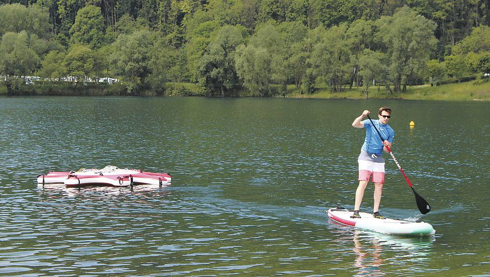 Trendsport StandupPaddling auf dem Godelheimer See nw.de